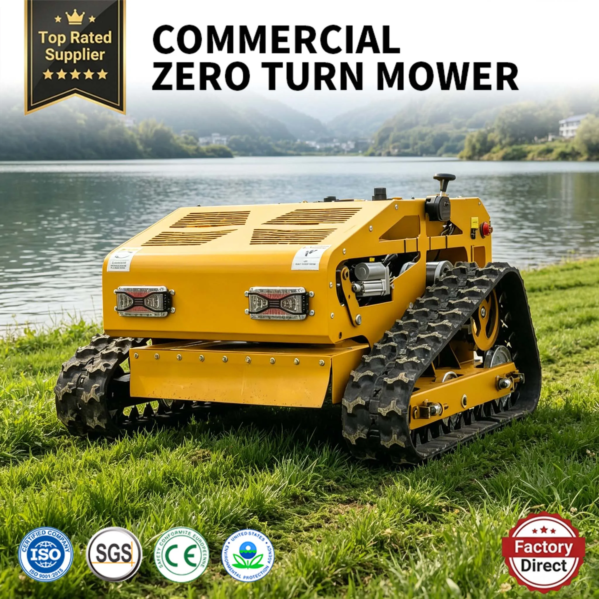 CE Certified Portable Lawn Tractor Ride On Mower Lawn Mower Conversion Kit Commercial Riding Lawn Mower