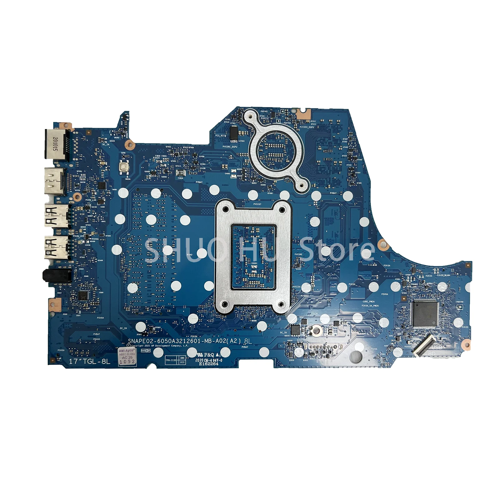 KEFU 6050A3212601 M12542-001 M12542-601 Laptop Motherboard  For HP 17-BY Mainboard With i5-1135G7 MX350-2G DSC 100% Test OK