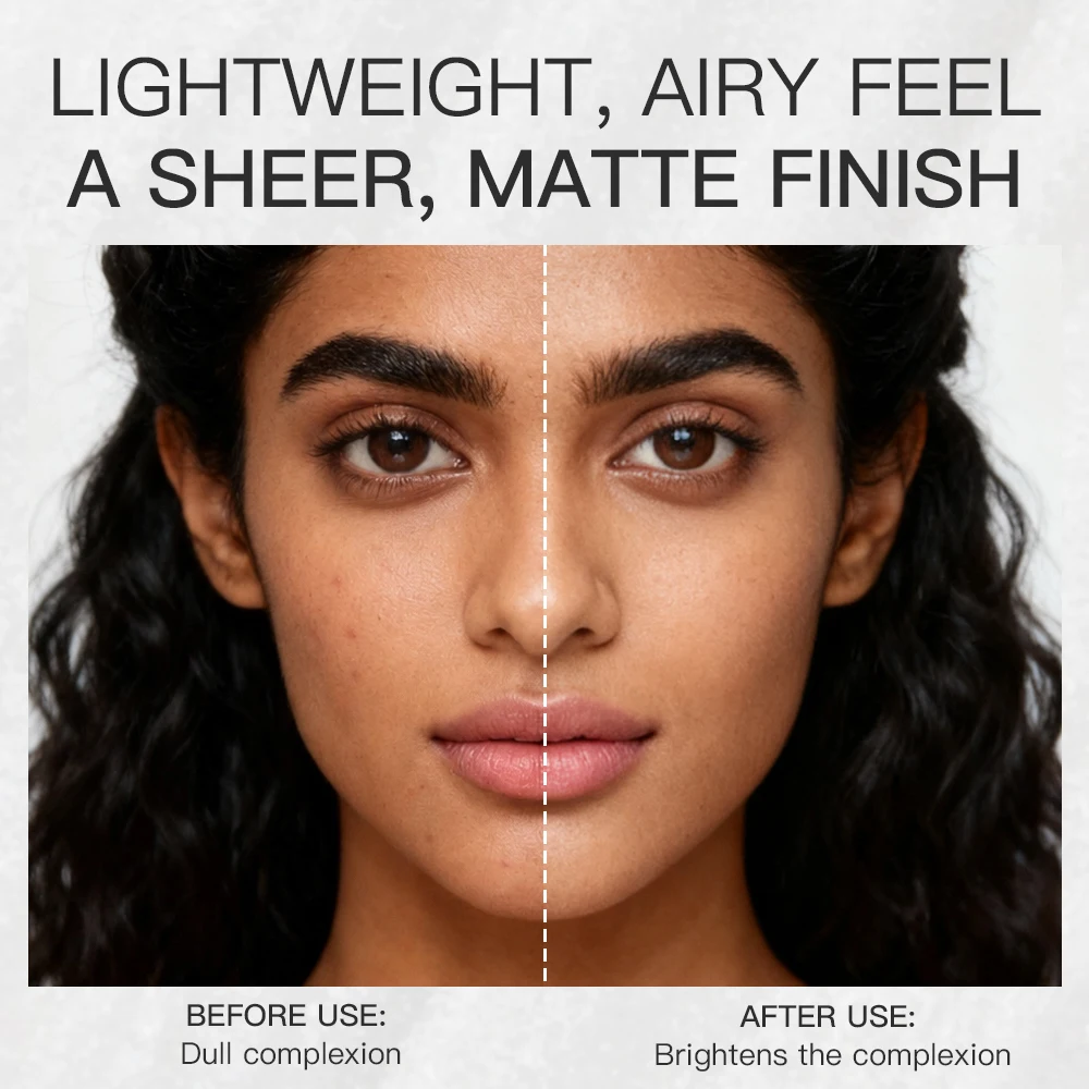NICEKEY Matte Loose Powder Face Setting Powder Waterproof Oil Control Full Coverage Makeup Translucent Styling Fixer For Women