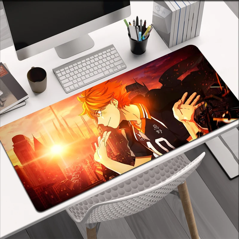 Anime Haikyuu Mouse Pad Large Rubber Rugs PC Game Table Mat Laptop Desk Pad XXL Non-slip Computer Keyboard Office Desktop Mats