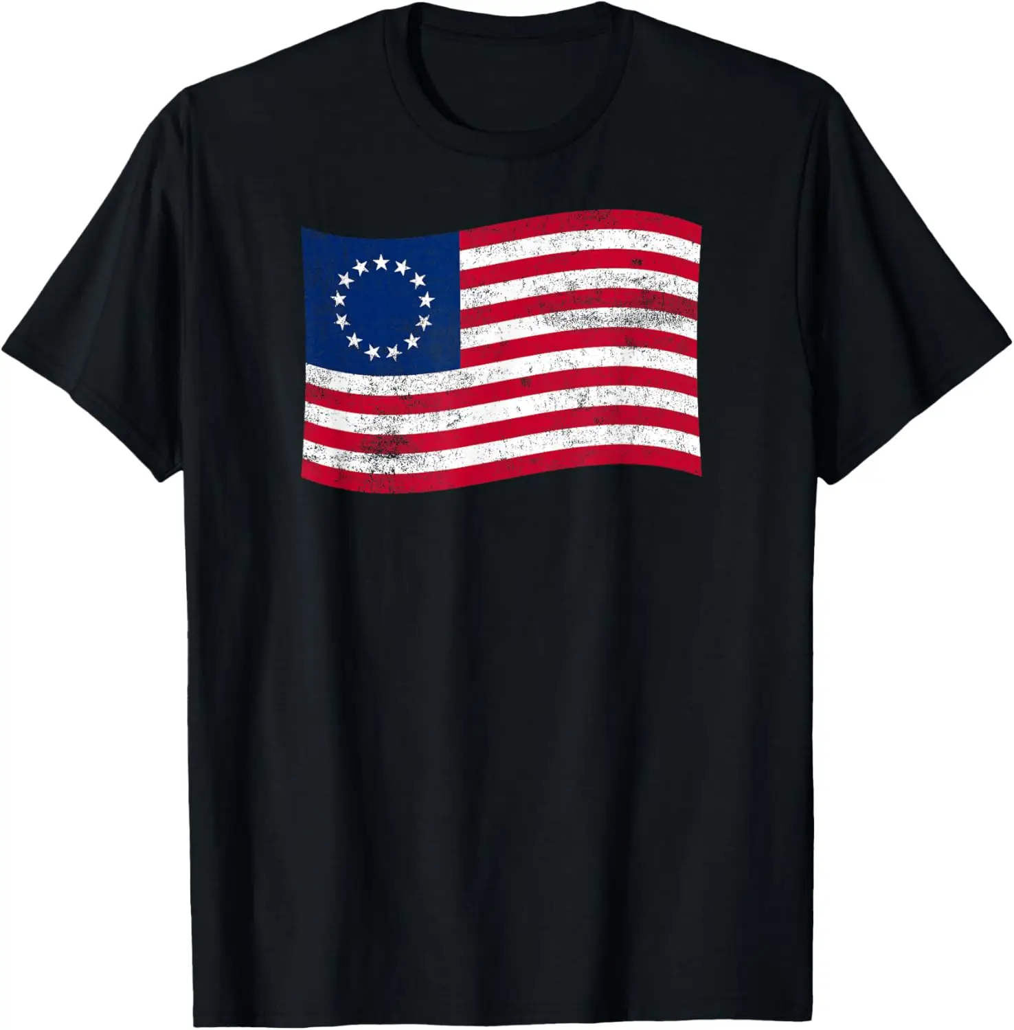 Betsy Ross Flag 13 Colonies – American History Patriotic T-Shirt