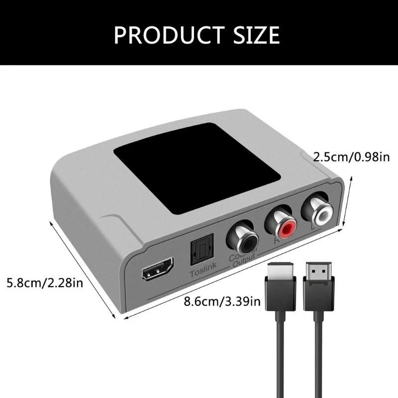 1080p 4K HDTV Extractor Splitter untuk Video Resolusi Tinggi dan Perangkat 83CF