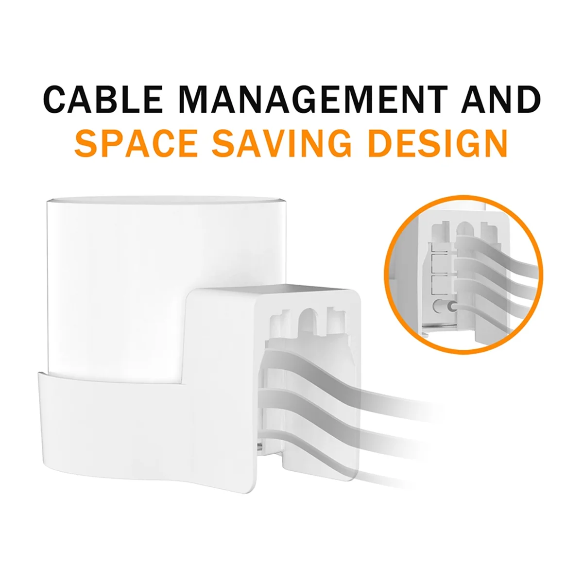 Montaggio a parete per TP-Link Deco X20 X60 X50 X55 WiFi 6 staffa di montaggio a parete con Organizer per cavi Home Mesh WiFi System 1 pz