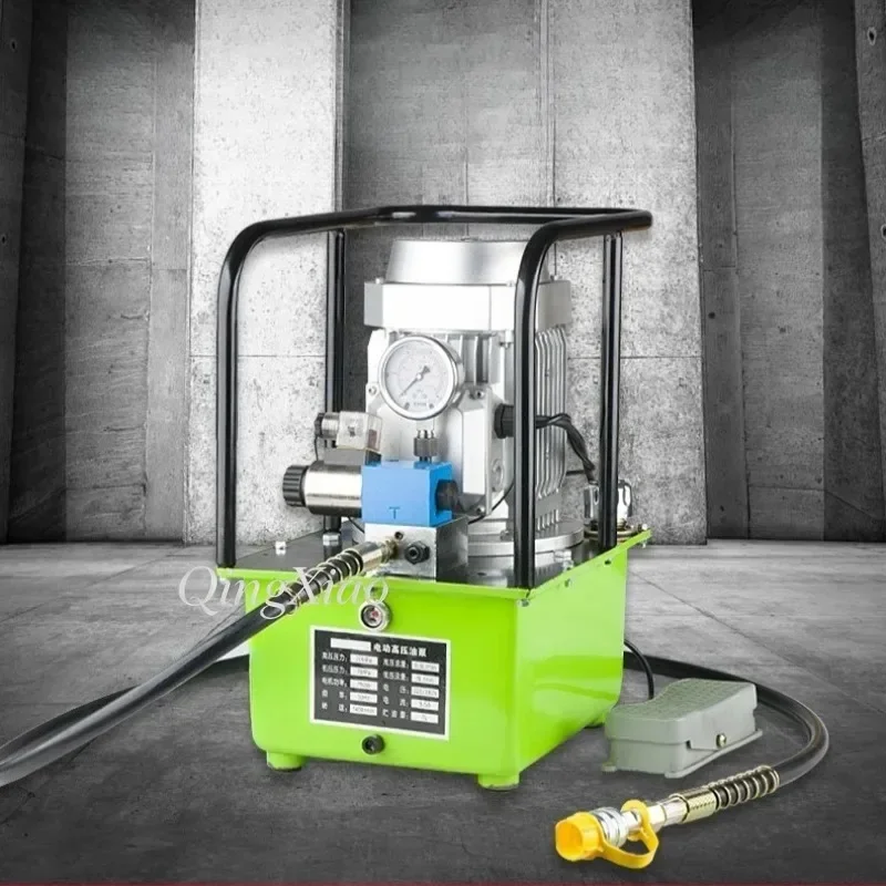 HR  Industrial Ultra High Pressure Electric Hydraulic Pump 70MPa Foot Switch Solenoid Valve 220V Portable For Hydraulic Tools