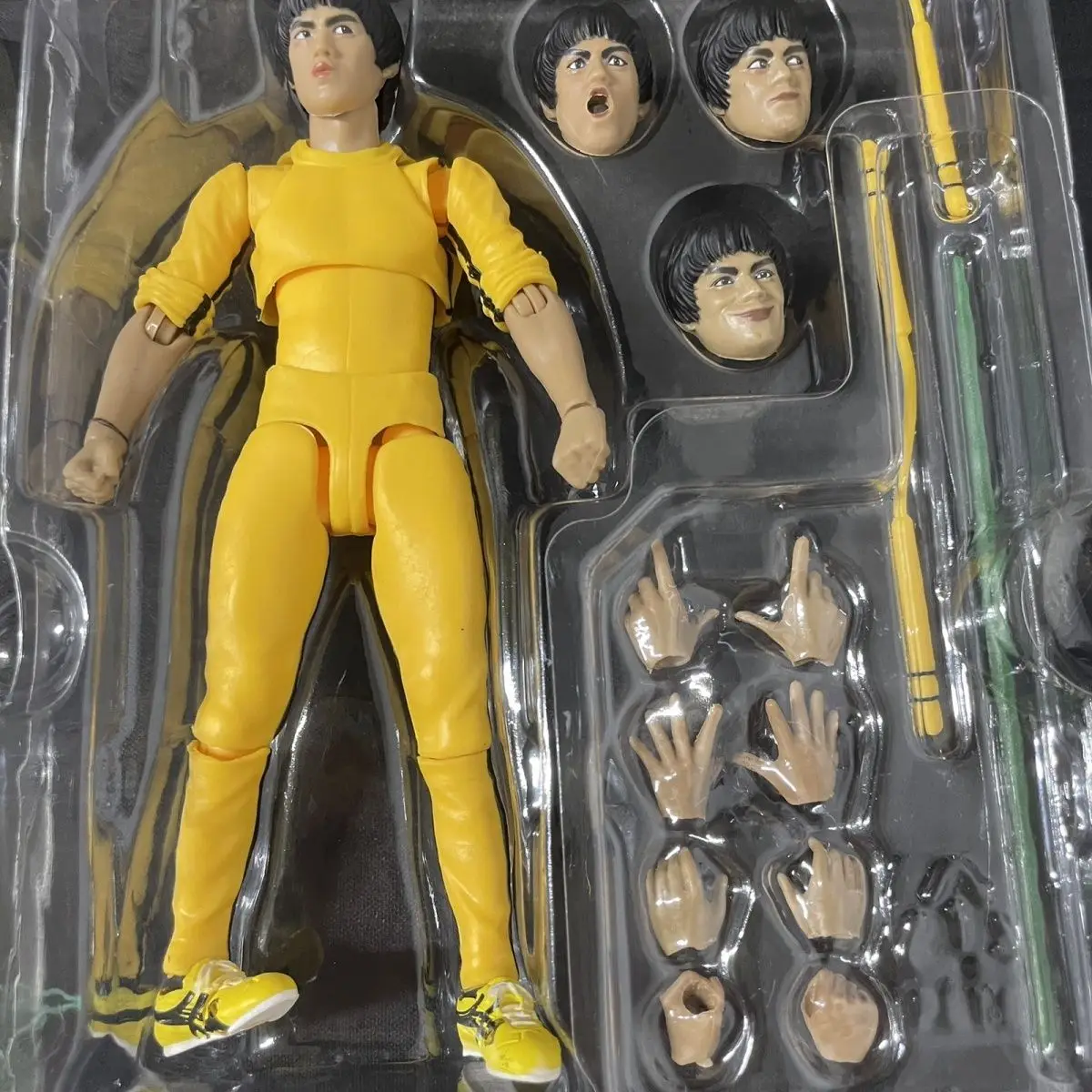 بروس لي الكونغفو عمل تمثال مشترك المنقولة جيت كون دو نموذج GK الشكل الطرفية الجدول حلية هدية جمع اللعب الهدايا