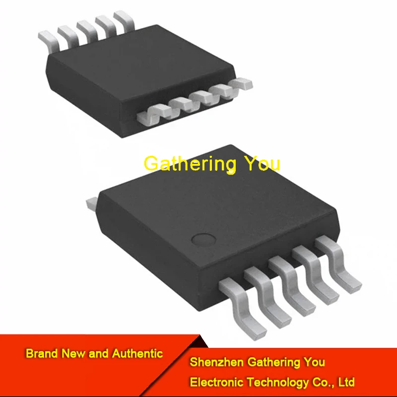 MCP48FVB02T-E/UN MSOP-10 DAC 2 Channel, 8-Bit Volatile, SPI DAC Brand New Authentic