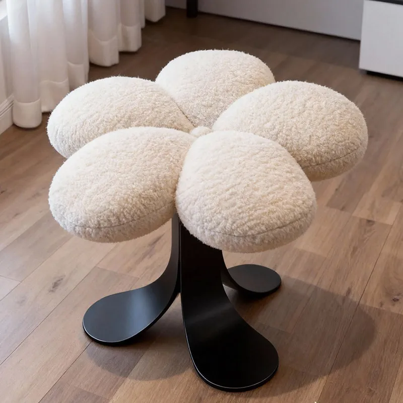 

*Household Round Stool, Light Luxury and High-end Dressing Stool for the Bedroom, Simple Dressing Table Stool for the Cloakroom.