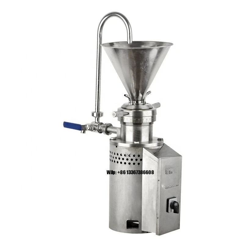 

Коллоидная мельница из нержавеющей стали, оборудование для измельчения пищевых продуктов, мини-коллоидная мельница JM-65, изготовление соевого соуса