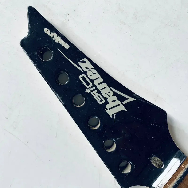 EN764  Original Ibanez Mikro MINI  Electirc Guitar Neck   for DIY Guitar Parts Shark Fin Inlay Fingerboard Broken