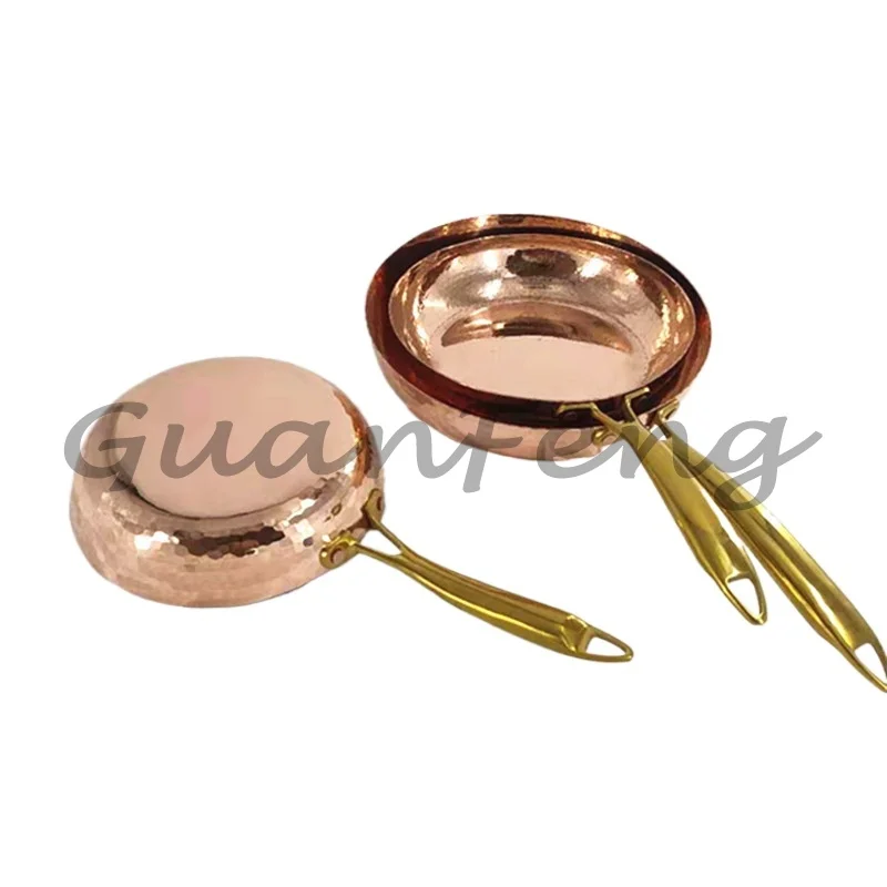 Thickened Pan Western Steak Frying Pan French Copper Frying Pan 1 Pcs