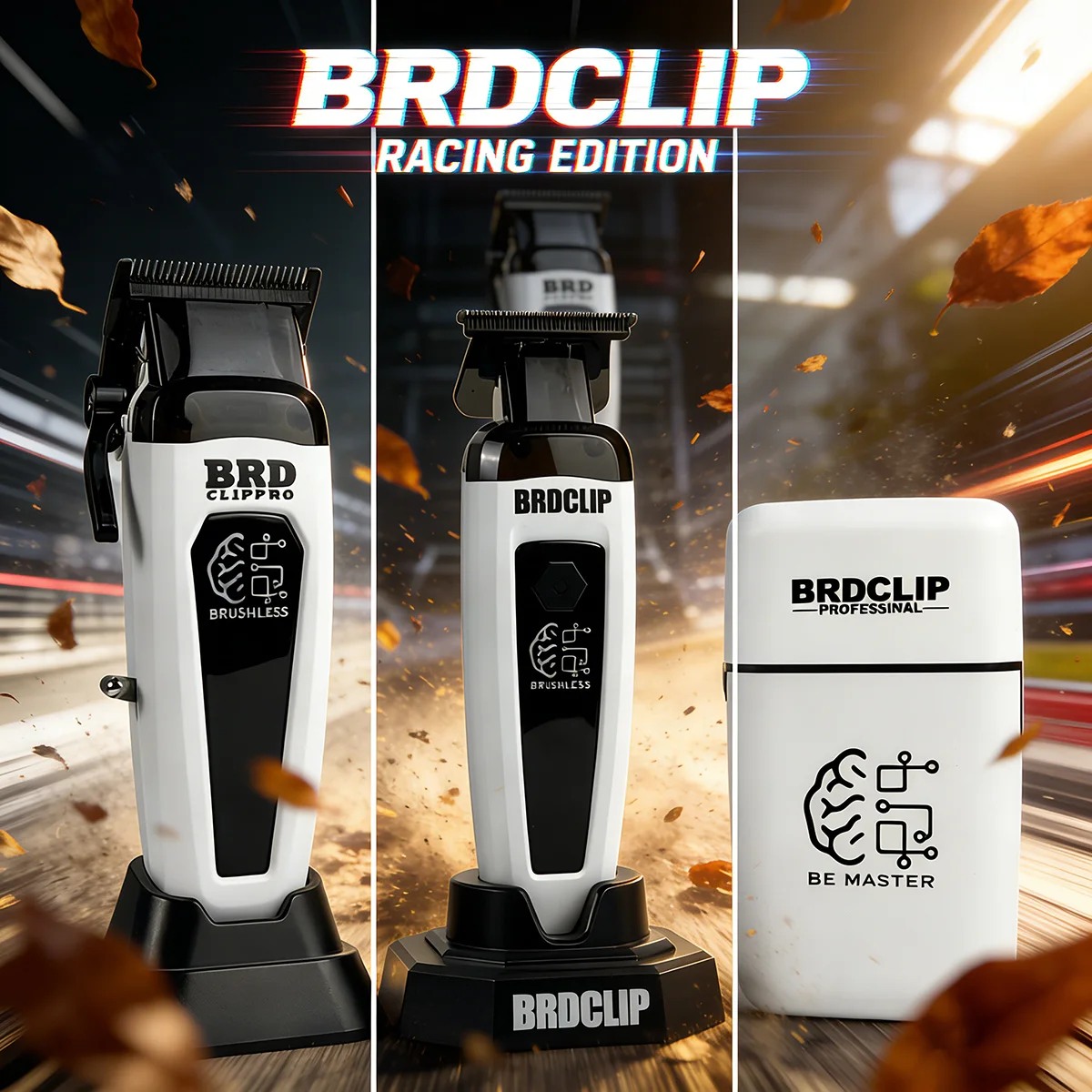 

Professional BRDCLIP Brushless Motor Hair Clipper 7500RPM 106B Hair Trimmer 116 7500RPM DLC Blade with Base Shaver 10000RPM 609