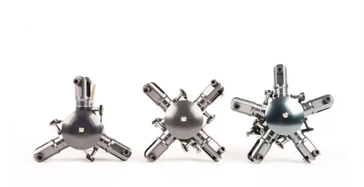 

3 4 5 -Blades Metal Main Rotor Head for Align Trex 450 Helicopter KIT E325 Scale Airwolf Md500 Ec-135 RC heli Simulated aircraft