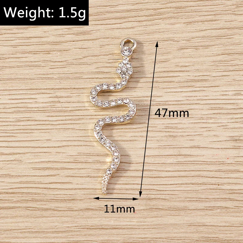 Tusember 10 Stück 17*21mm Niedliche Kristall-Häschen-Anhänger für DIY Handgemachten Schmuck, Armband-, Halsketten- und Ohrring-Zubehör – Detail 26
