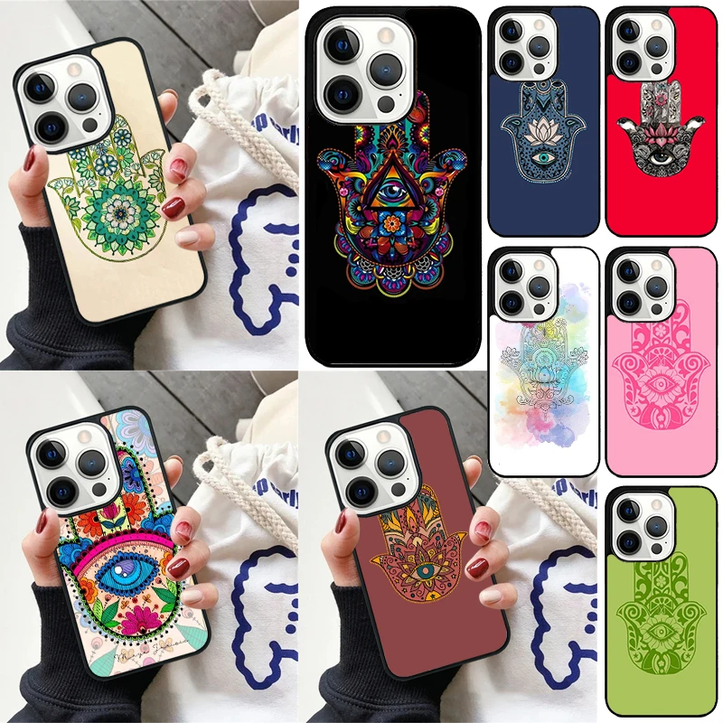 Funda iPhone con diseño Mano de Fátima – Hamsa protectora - imagen 2
