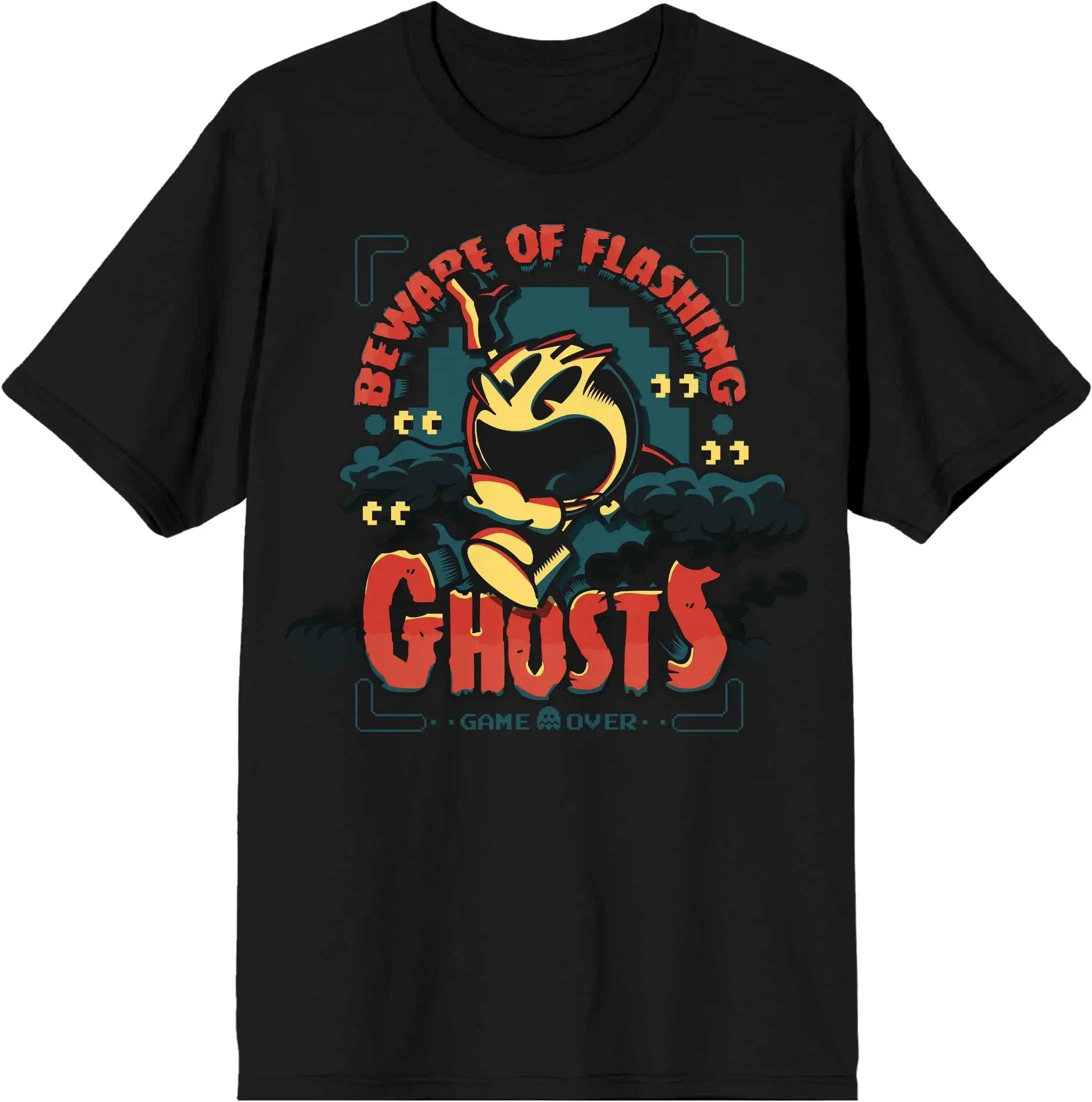 Beware of Flashing Ghost Men's Tshirt Tees High Quality 100%Cotton Short Sleeve