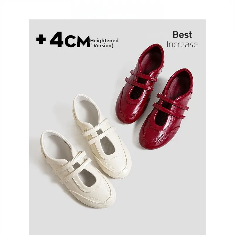 leather-mary-jane-flat-oes-women's-spring-2026-new-sle-ballet-flats-slip-on-anti-slip-rubber-sole-round-toe-flat-heel