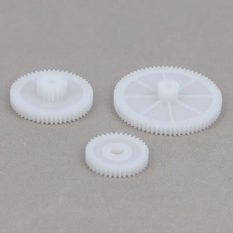 3 PCS Plastic Gear Set With Wear Resistant Material And Precise Machining Perfect For DIY Robotics 3D Printer/Electronic Scale