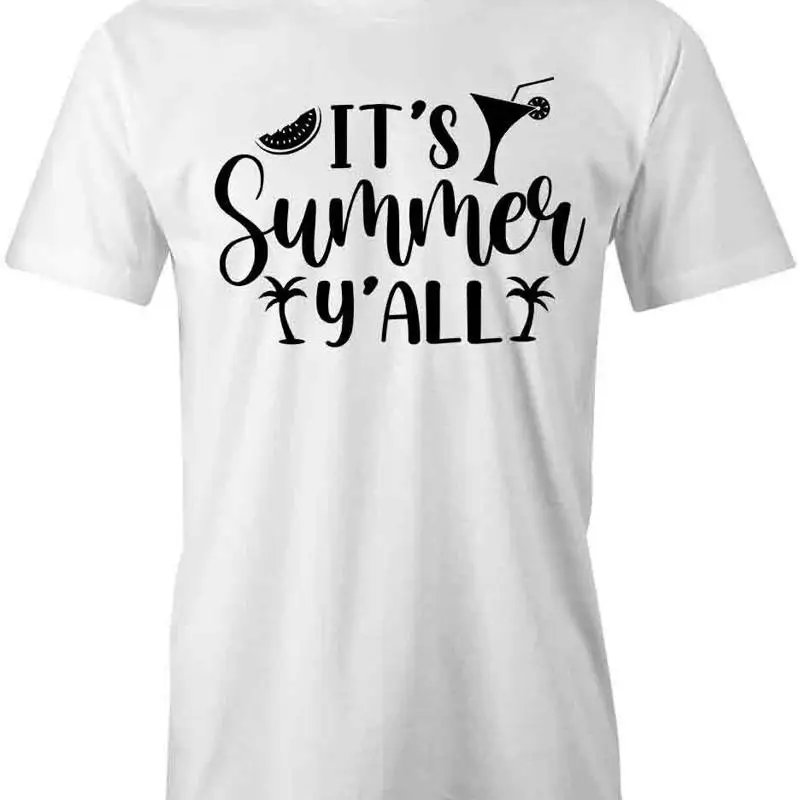 

Футболка IT'S SUMMER Y'ALL d Хлопковая ПЛЯЖНАЯ ОДЕЖДА S1WSA500