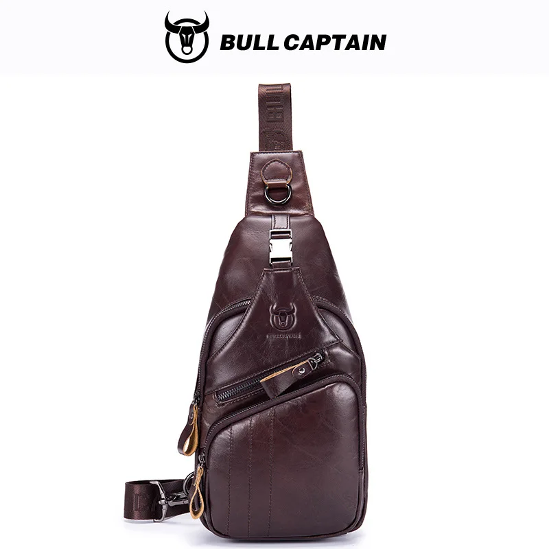 

Single-shoulder crossbody bag, men's soft genuine leather, men's single-shoulder bag, fashionable and durable, top-grain cowhide