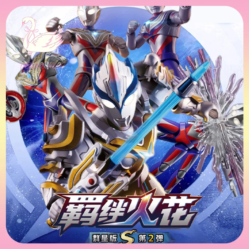 

Original Blokees Ultraman Galaxy Version S 02 - Unleash The Spark Of Unity Series Blind Box Tiga Figures Collect Toys Boy Gifts