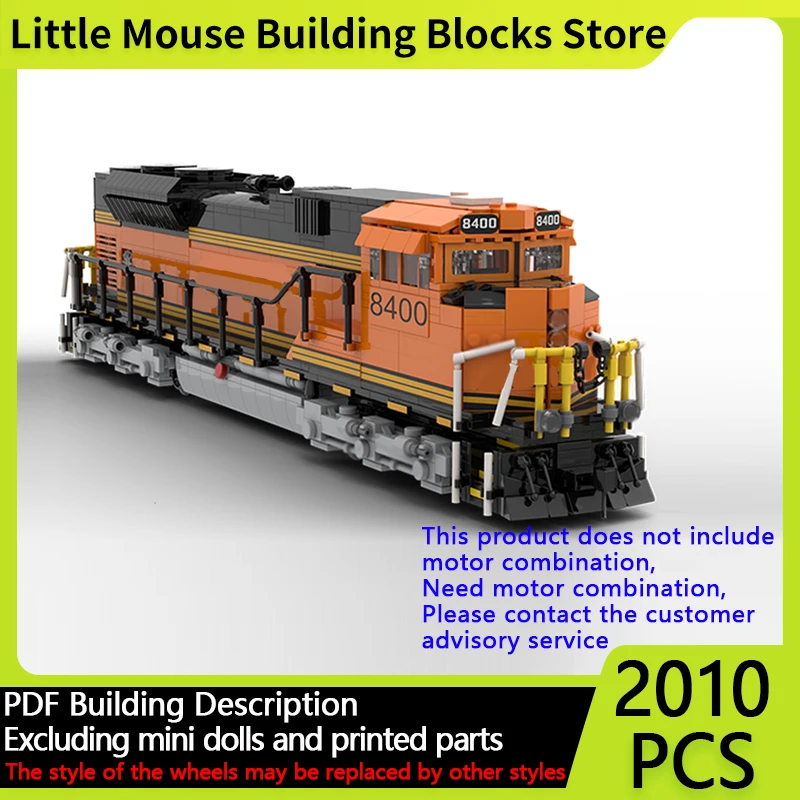 

Модель городской автомобиль MOC, строительные кирпичи SD70ACE, дизельный локомотив, модульная технология, подарки, праздник, сборка, детские игрушки, костюм