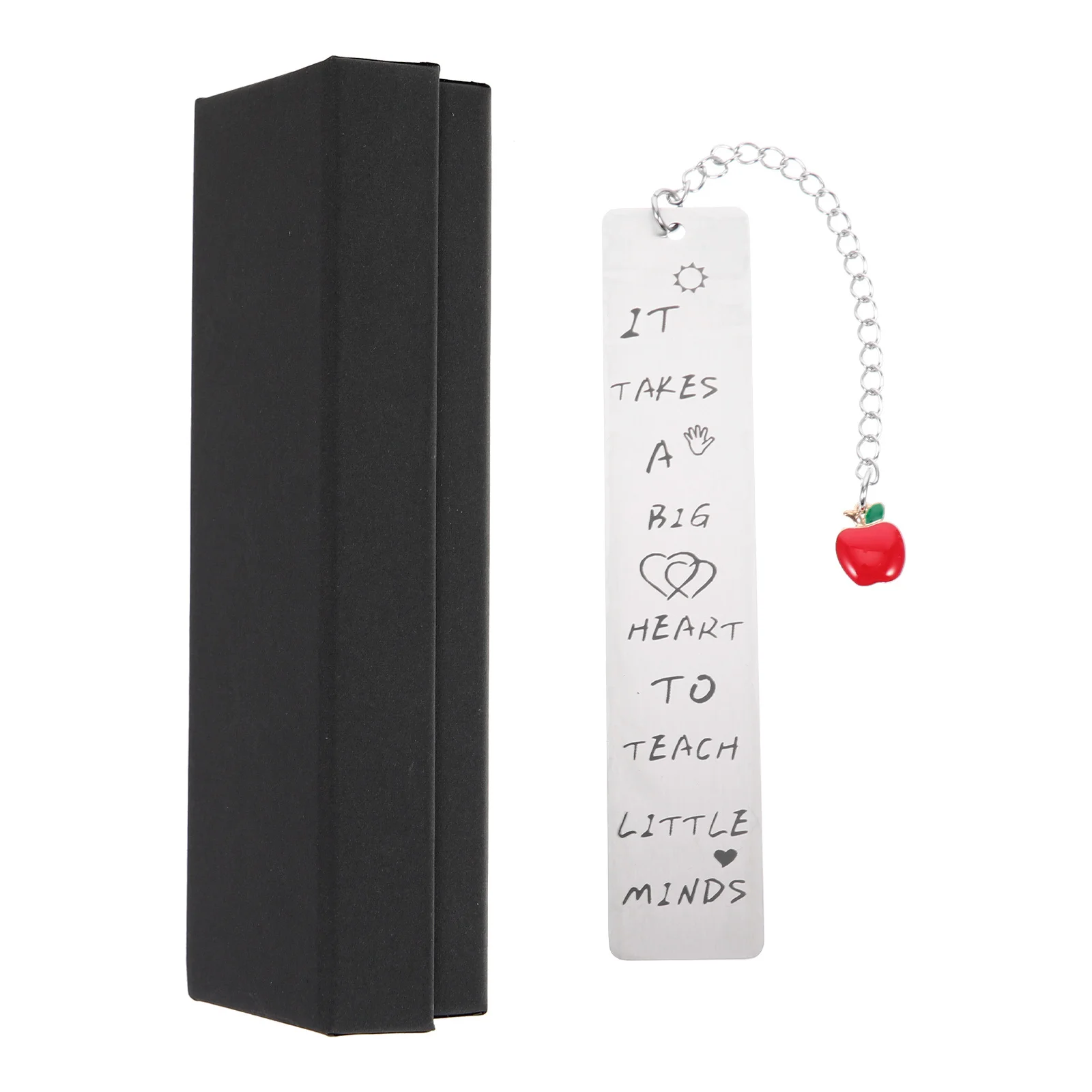 1Set Stainless Steel Bookmark Practical Decorative Page Marker for Study Reading Stationery Supplies Bookmark Page Marking Tool