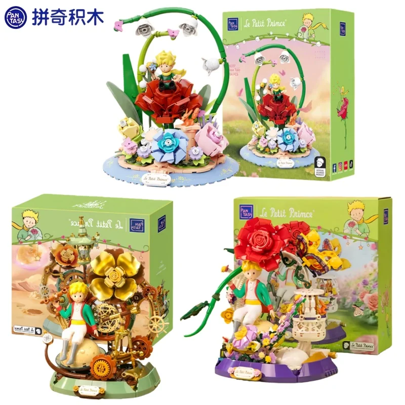 

Новый конструктор Pantasy «Маленький принц: История розы» с мелкими деталями, детская развивающая игрушка, модель «Звездное путешествие», украшение, подарок