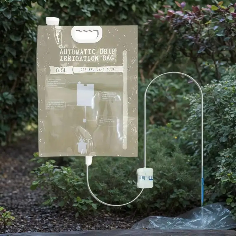 52L/65L Automatic Plant Watering Bag Adjustable Drip Flow Long Lasting Irrigation Tool for Travel Use
