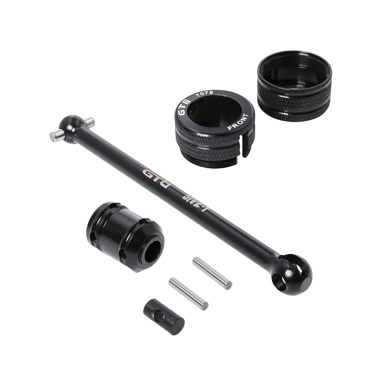 GTB CNC Steel Front Rear Center Driveshaft for 1/5 RC Car Losi 5ive T V1.0 Replacement Part