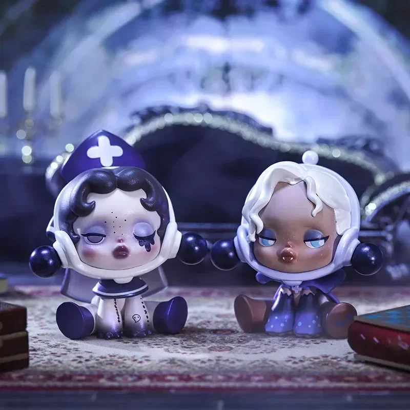 POP MART SkullPanda Ancient Castle Serie Original Blind Box Mystery Box Guess Bag Toys Doll Cute Anime Figure Desktop Ornaments