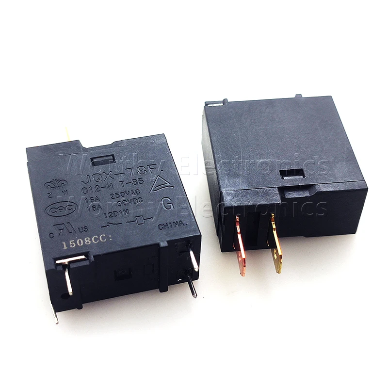 

Free shiping 10pcs/lot 16A 4PIN 12V Relay JQX-78F 012-H T-85 JQX-78F 012