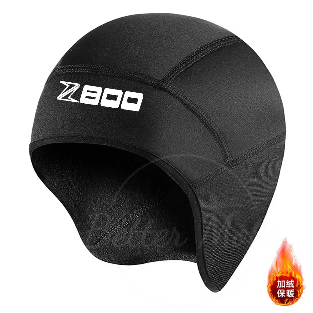 Casquettes de vélo thermiques imperméables pour kawasaki, chapeaux de vélo d'hiver, casquette de vélo, chapeaux de vélo de route de neige, sports chauds, Smile, Z800