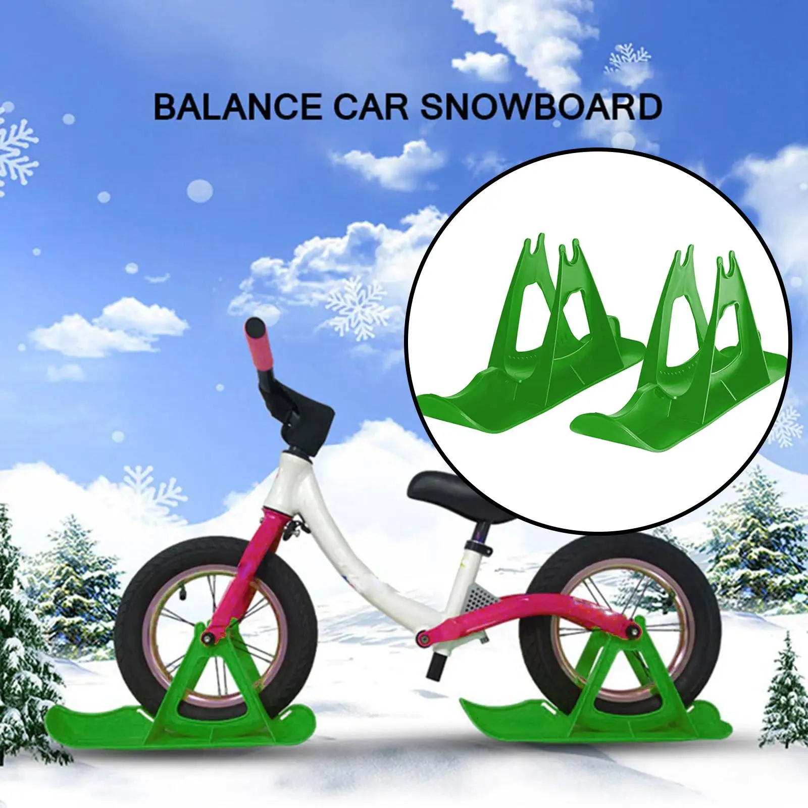

PE Ski Balance Bike Sanki Тобоган Детская игрушка для детей Санки Снежные Санки Подарок