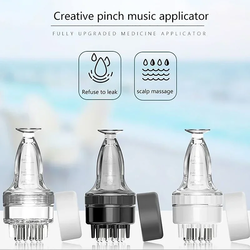 أداة توزيع فروة الرأس، كرة الزيوت العطرية للرأس 1 مل، أداة توزيع السوائل لدليل العناية بالشعر، مشط التدليك الصحي #6