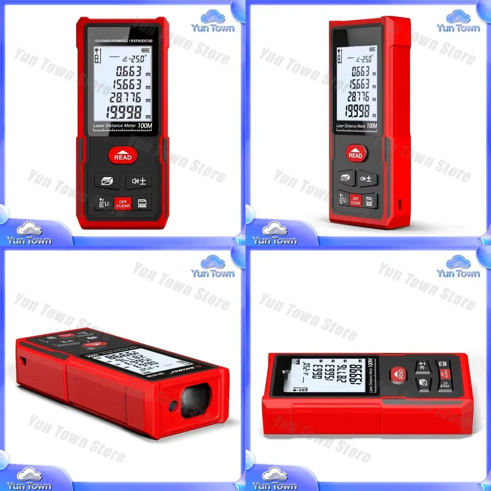 Laser Rangefinder for Tape Ruler 100 Meters Electronic Angle Measurement Tool for Height Distance Measurement Furniture