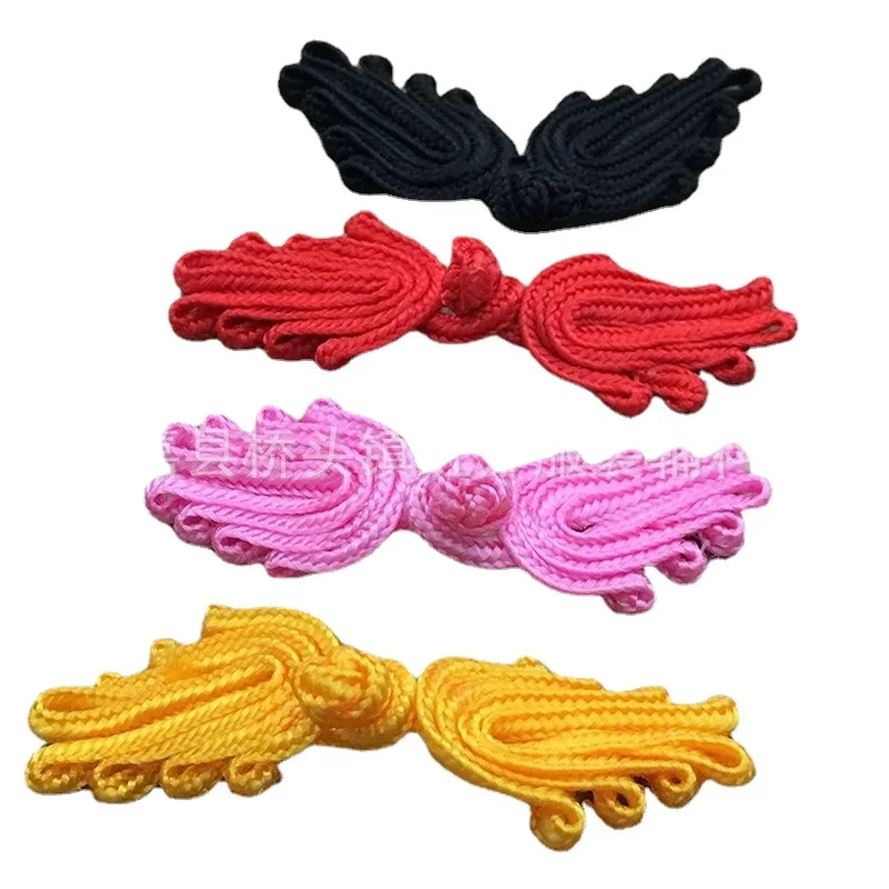 

100sets/Lot Classic Chinese Knot Button Leaf Palm Tang Suit Buckle Cheongsam Wedding Post Clothing Craft Art Gift Box Accessory