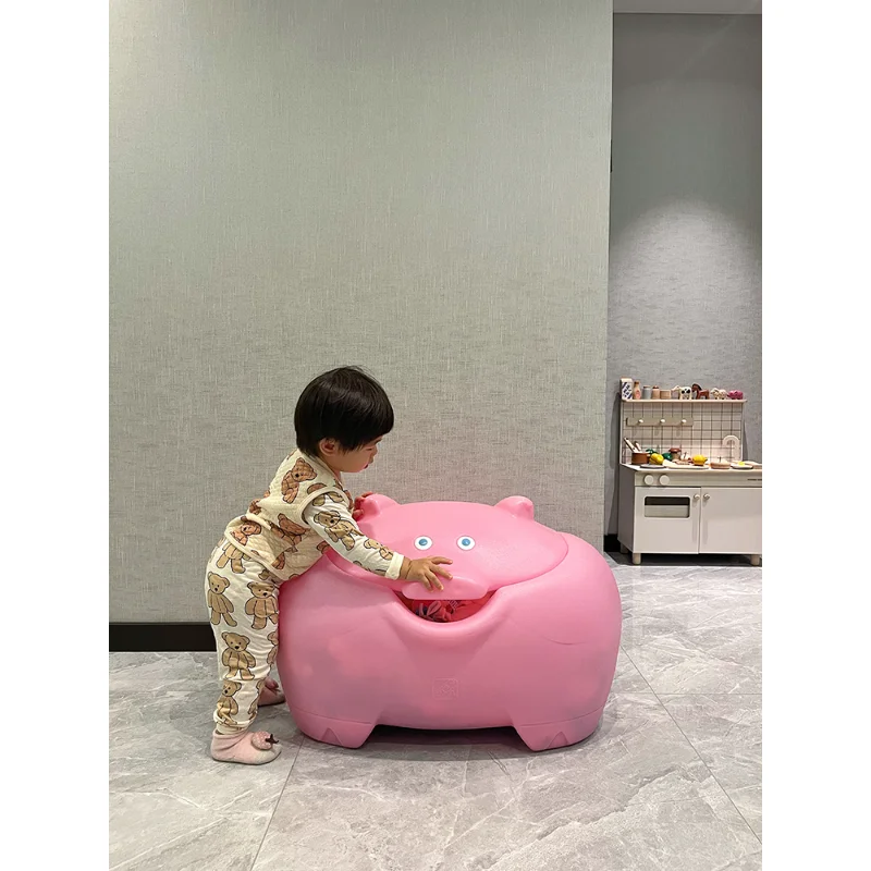 Large Toy Storage Box Children's Storage Box   Little Piggy Storage Box with Bookshelf