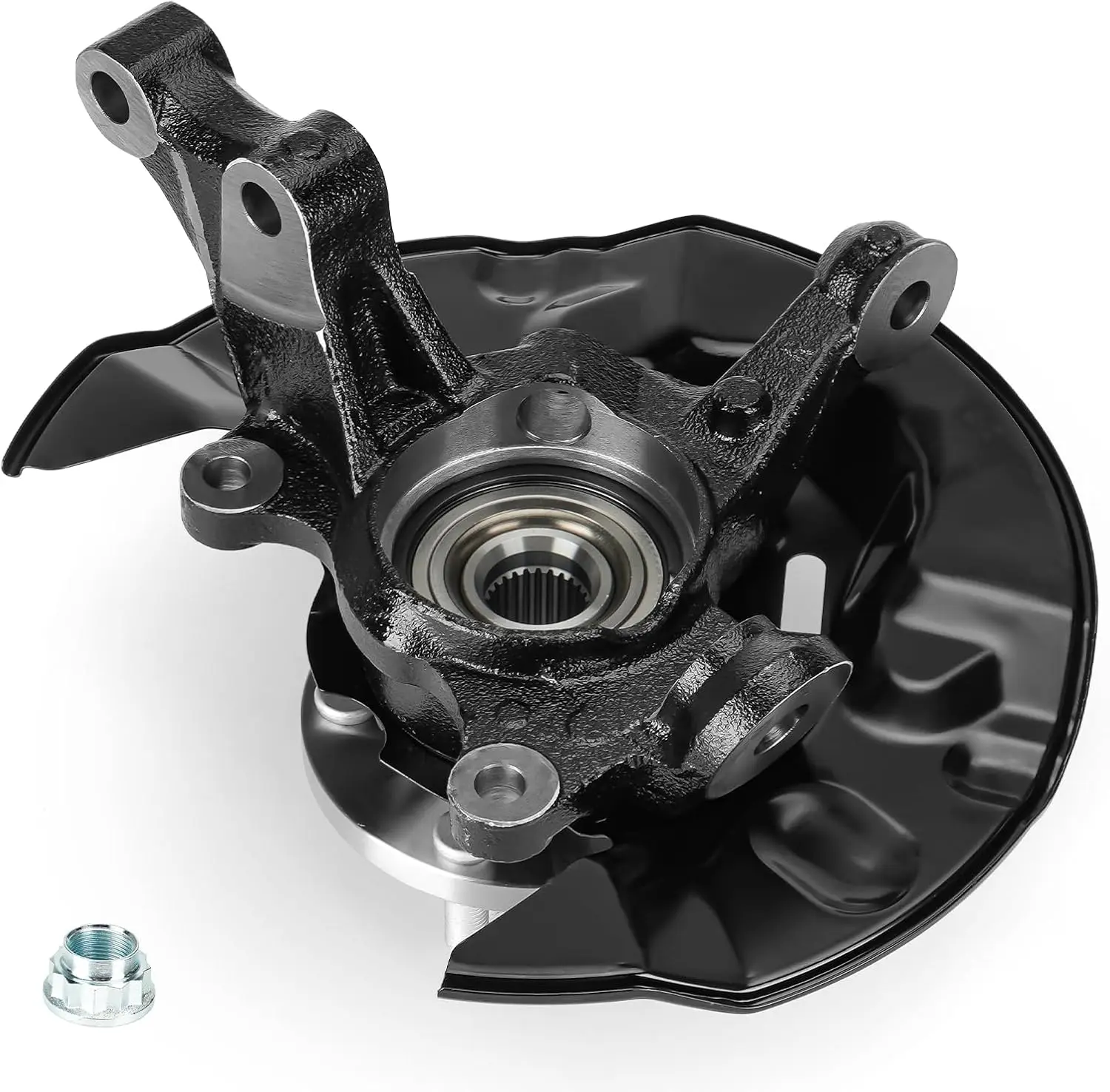 

Front Right Steering Knuckle & Wheel Bearing Hub Assembly for Toyota Corolla 2003-2008 L4 1.8L, Passenger Side