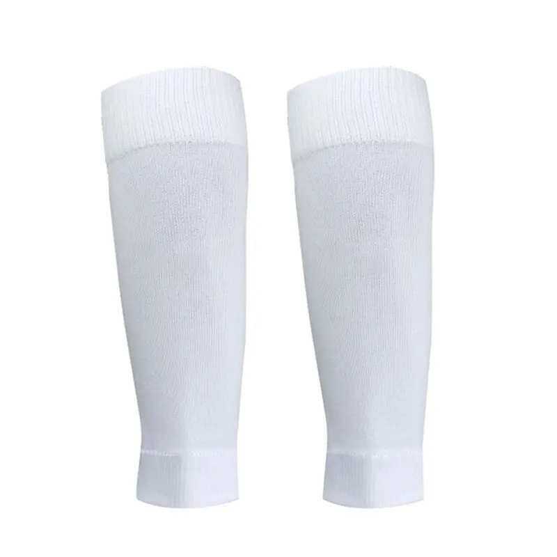 2 Pairs Set Men Grip Soccer Socks and Calf Sleeves Adult Youth Non Slip Leg Cover Guards for Basketball Football Sports Socks