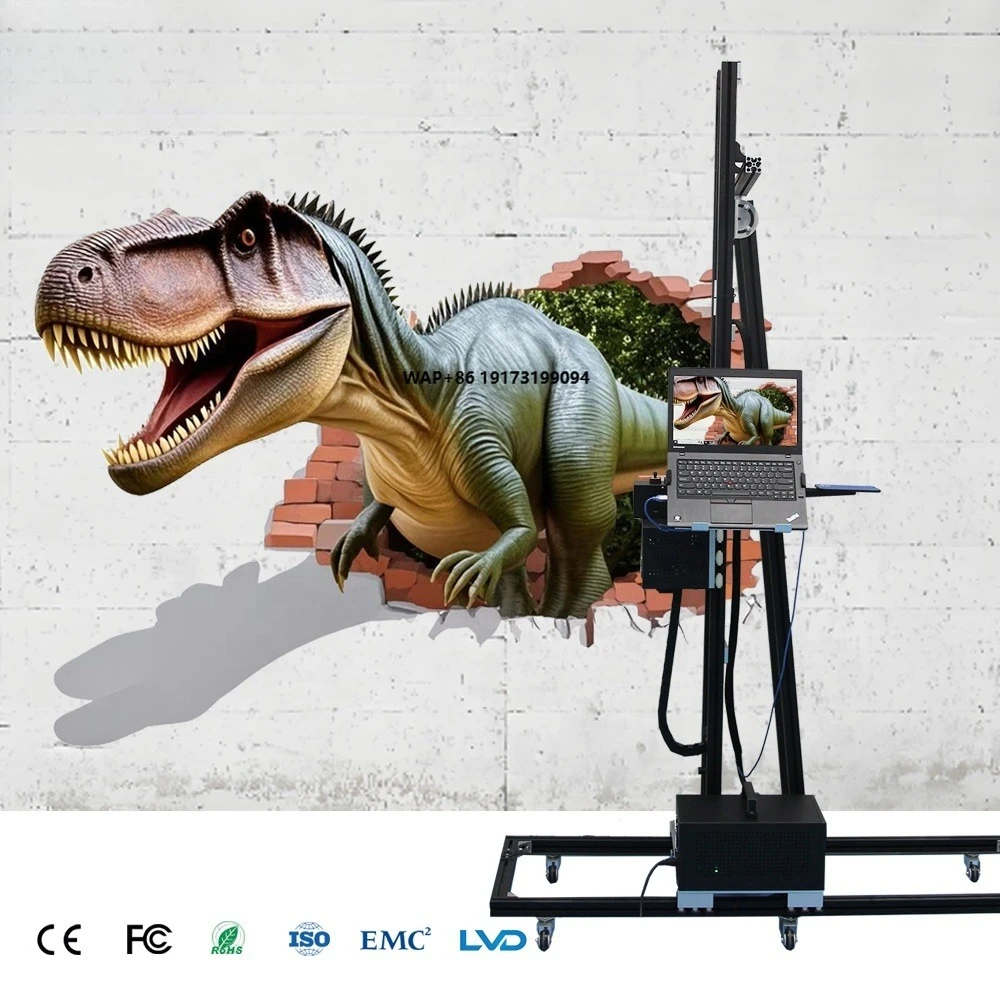 Commercial Wall Printing Machine - TXC Vertikale Tintenstrahl-Wanddruckmaschine 3D für Kommerzielle