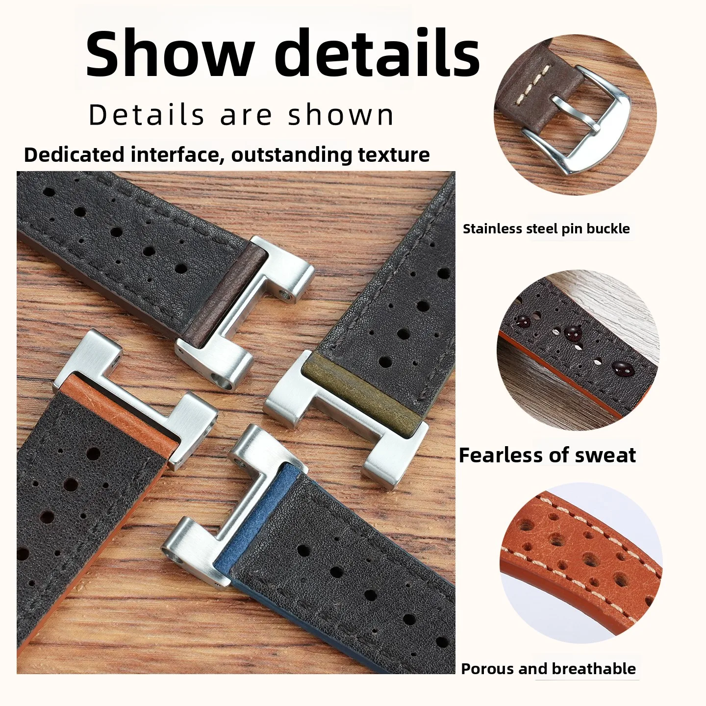 حزام ساعة من الجلد الطبيعي لساعة كاسيو G-SHOCK GST-210/W120L/S130L/S310 GST-B100 W300/400G ملحقات حزام الساعات للرجال #4