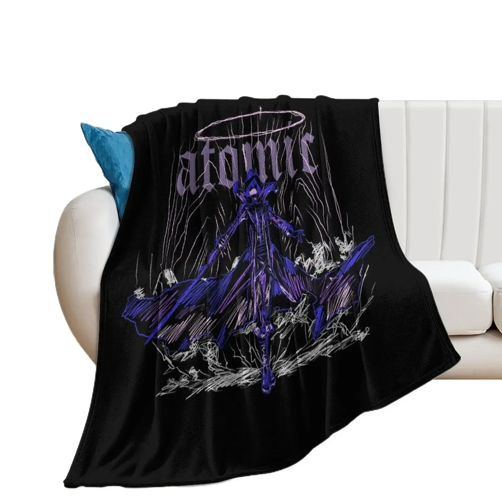 

The eminence in shadow Cid Kagenou - The eminence in shadow anime characters fandom - Cid unleash his power in epi Throw Blanket