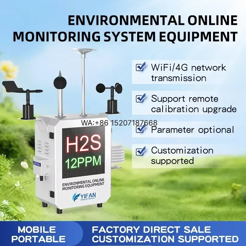 Wmwmnu Gas Analyzer for TVOC O3 NO2 SO2 CO CO2 NO CLO2 H2S PM2.5 PM10 Air Quality Analyzer Gas Detector