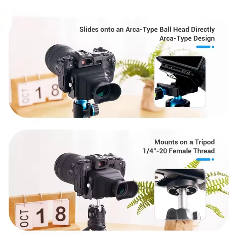 

【PARTY】3X ЖК-видоискатель, удлинитель камеры, окуляр, складной, 3,0 дюйма, для Nikon Z30 Sony ZV-1 ZV-1F RX100 Canon G7X