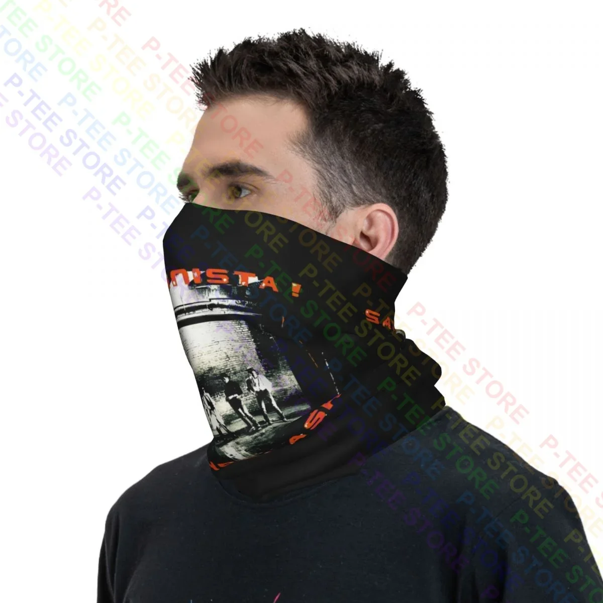 The Clash Sandinista Punk Rock Metal Halsmanschette Bandana Schal Gesichtsmaske Skimode Sommer Angeln