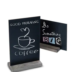 Bruiloft Schoolbord Teken Chalk Labels Minibord Minimalistische Home Decor Kleine Houten Blackboard Mode Menu Krijtbord