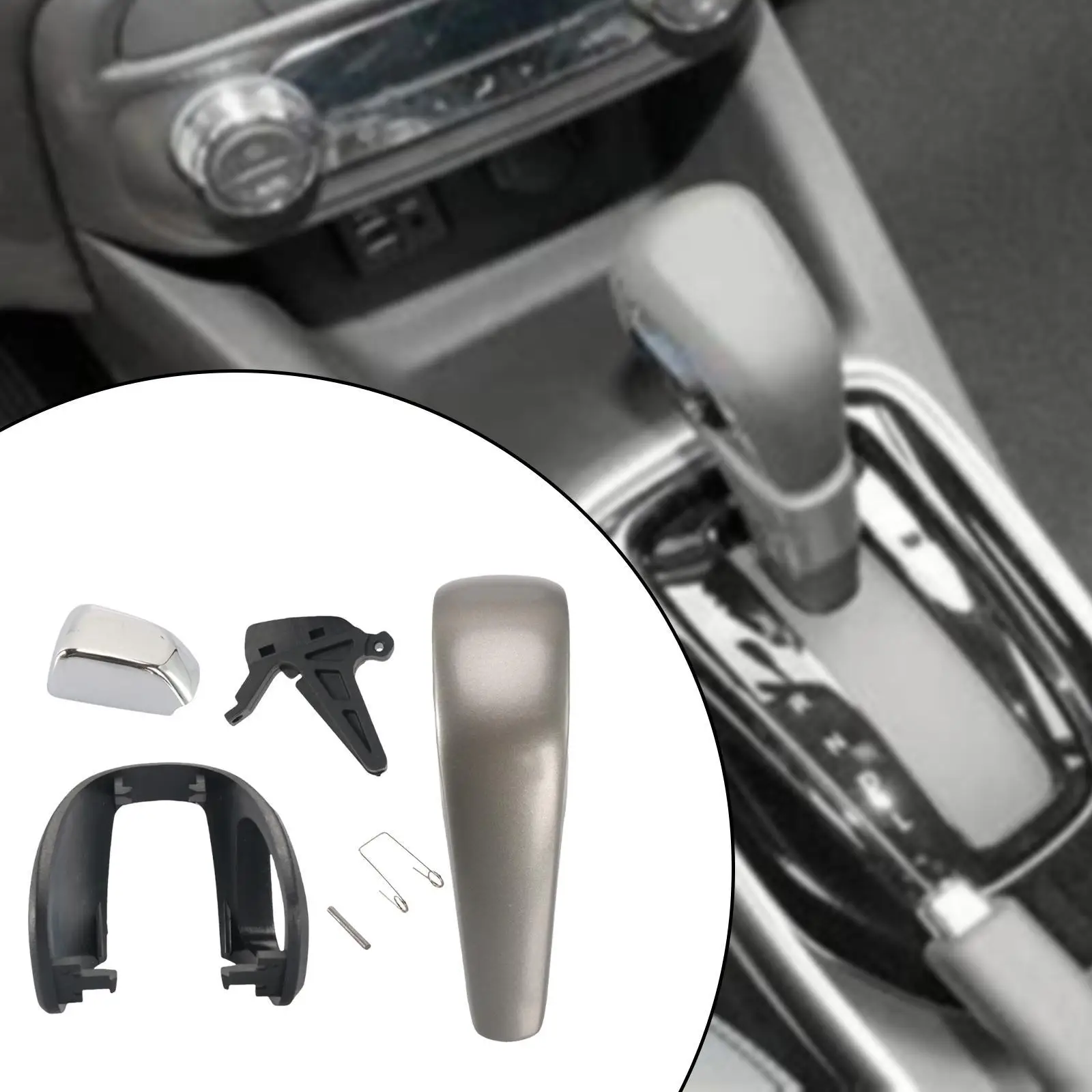 

Automatic Transmission Shifter Knob Kit Car Parts Replacement 6 Accessories for 95393161 2012-2016 Chevrolet 42423234