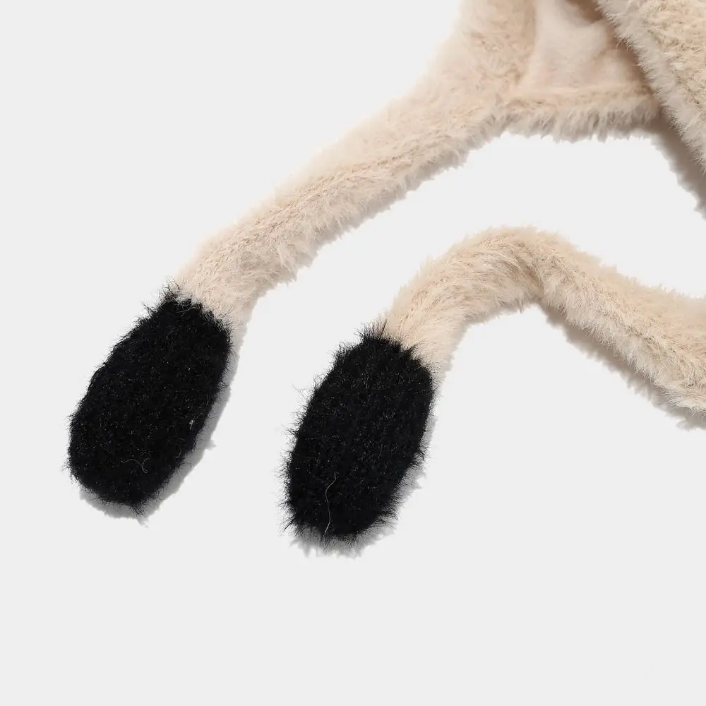 

Cute Children's Warm Hat Breathable Windproof Penguin Hat Pom Pom Ends Thickened Warmth Ear Protection Cap Outdoor Activities