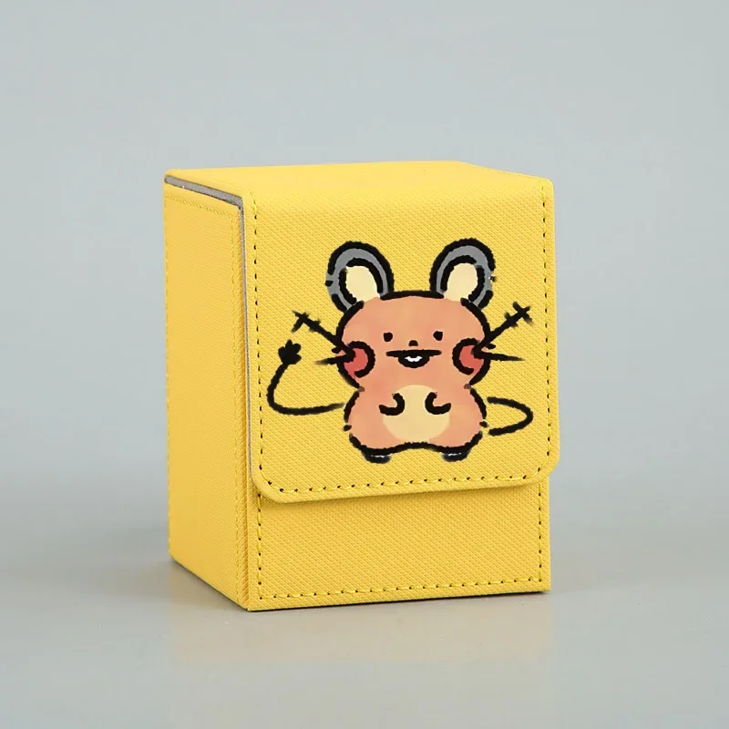 البوكيمون هدية ميميكيو جيراشي غص ديدن السنجاب الذاتي الصنع الجلود بطاقة صندوق تخزين أنيمي الكلاسيكية لعبة جمع بطاقة لعبة #3