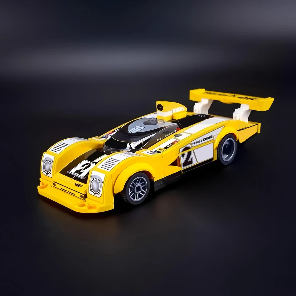 

MOC Speed ​​Champion Technology Racing Model Building Blocks WEC IMSA Le Mans A442B DIY Assembly Toys Children Boy Birthday Gift